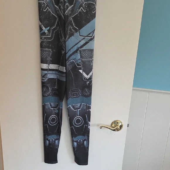 Blackmilk - Mecha Catsuit - Black and Blue Sci-Fi Jumpsuit - Size M - Picture 4 of 8